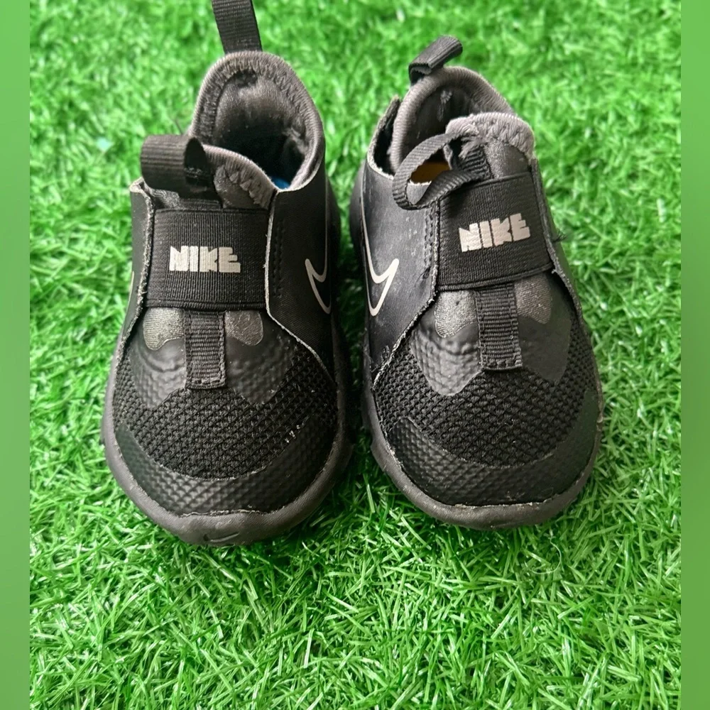 Nike Toddler Flex Runner 2 Black/Flat Pewter-Anthracite (DJ6039 001) Size 4C‎